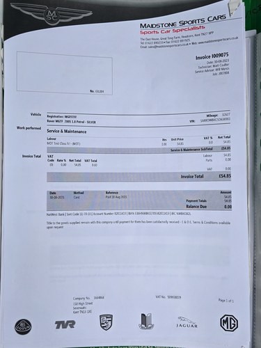 2005 MG TF 135 For Sale (picture 270 of 280)