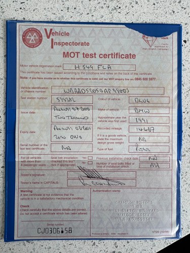 1990 BMW E30 320i 4dr Manual In vendita (immagine 427 di 440)