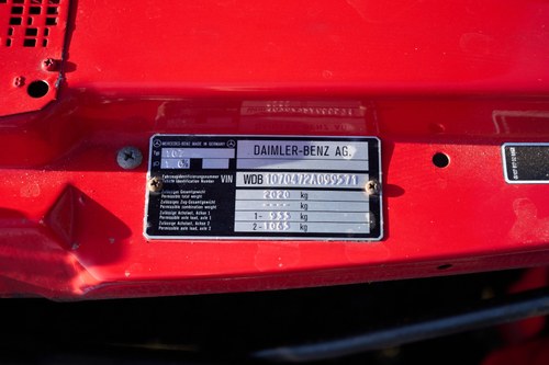 1989 Mercedes-Benz 420SL R107 à vendre (picture 139 of 210)