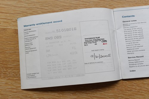 2005 Audi TT Mk1 Convertible 225bhp Quattro à venda (imagem 151 de 172)