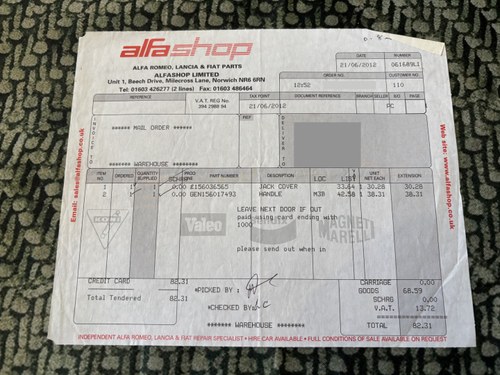 2008 Alfa Romeo 156 GTA Selespeed In vendita (immagine 270 di 312)