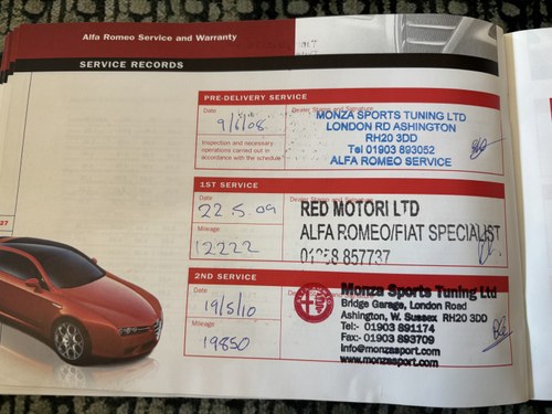 2008 Alfa Romeo 156 GTA Selespeed In vendita (immagine 285 di 312)