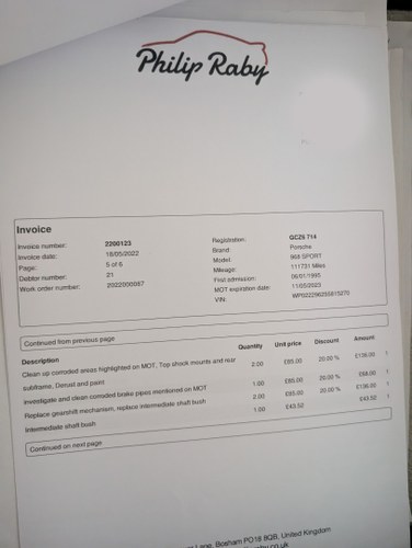 1995 Porsche 968 3.0 Sport Manual till salu (bild 59 av 98)