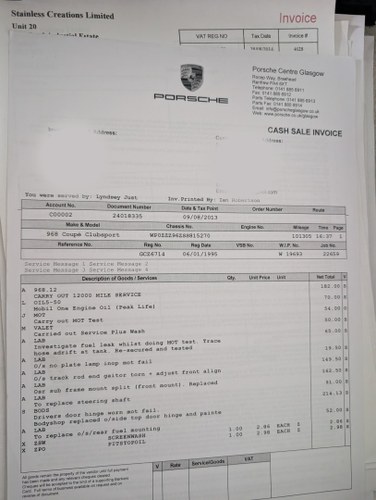 1995 Porsche 968 3.0 Sport Manual till salu (bild 74 av 98)