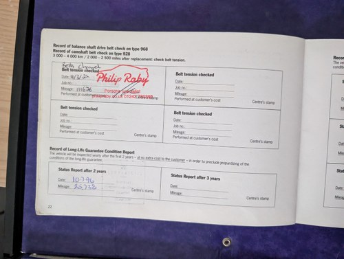 1995 Porsche 968 3.0 Sport Manual till salu (bild 90 av 98)