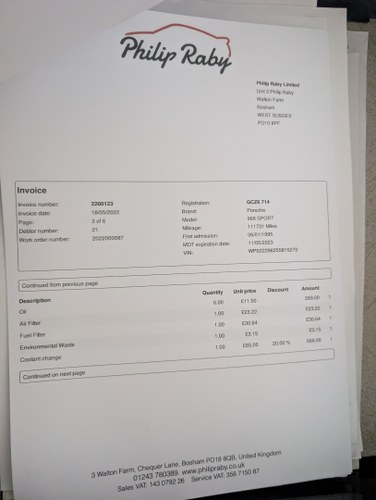 1995 Porsche 968 3.0 Sport Manual till salu (bild 92 av 98)