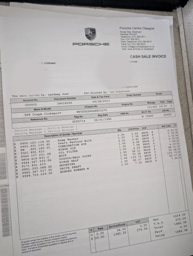 1995 Porsche 968 3.0 Sport Manual till salu (bild 95 av 98)