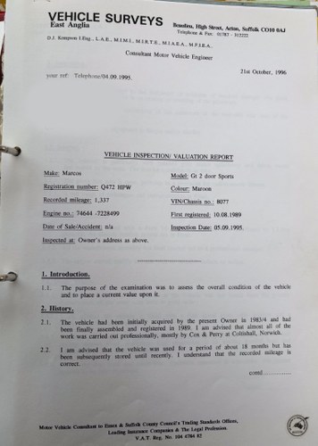 1983 Marcos GT In vendita (immagine 134 di 145)