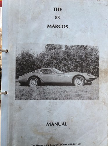 1983 Marcos GT In vendita (immagine 135 di 145)