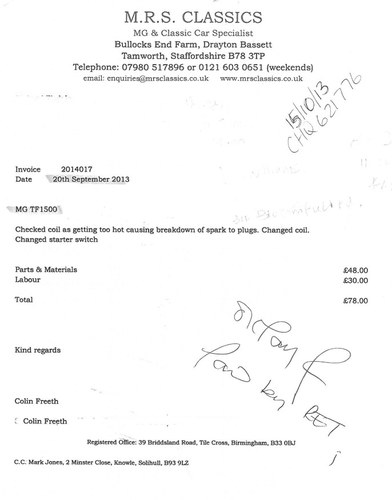 1954 MG TF 1500 En venta (imagen 122 de 132)