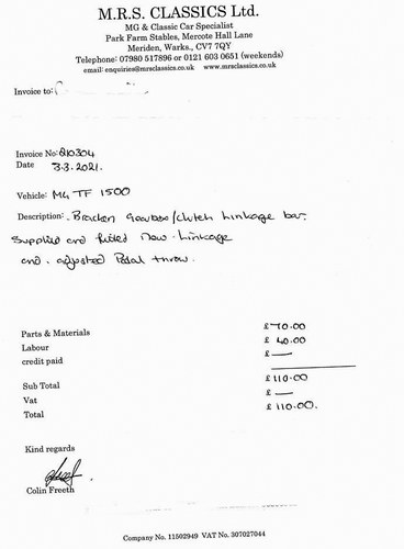 1954 MG TF 1500 En venta (imagen 125 de 132)