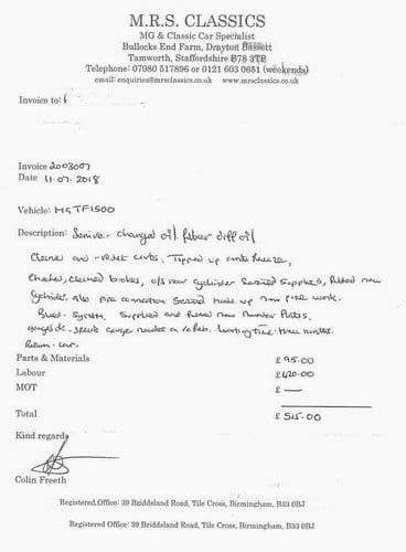 1954 MG TF 1500 En venta (imagen 128 de 132)