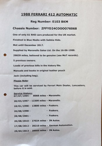 1988 Ferrari 412 Te koop (foto 193 van 195)