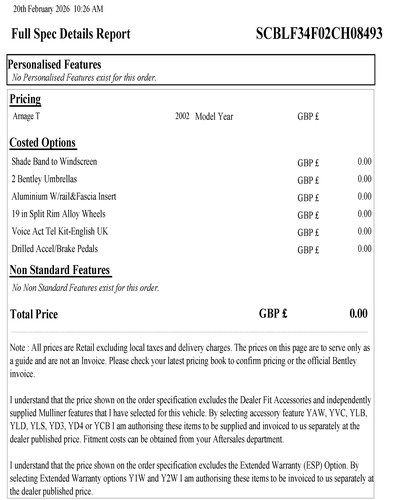 2002 Bentley Arnage T RHD Te koop (foto 90 van 115)
