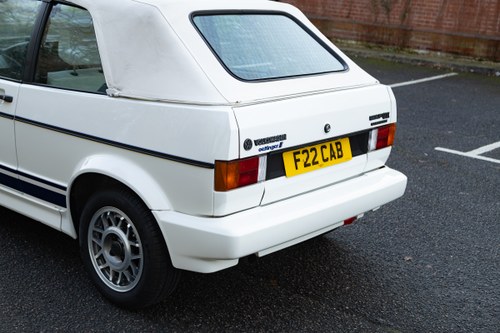 1988 Volkswagen Mk1 Golf Cabrio GTi zum Verkauf (Bild 117 von 256)