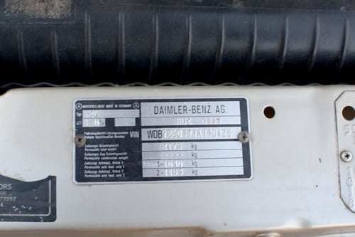 1985 Mercedes-Benz 500SEL (W126) AMG Tribute à vendre (picture 149 of 167)