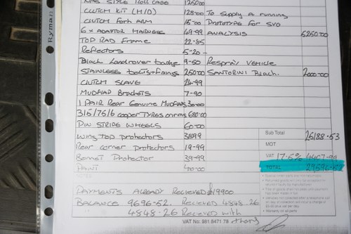 1991 Land Rover Defender 90 à venda (imagem 135 de 150)