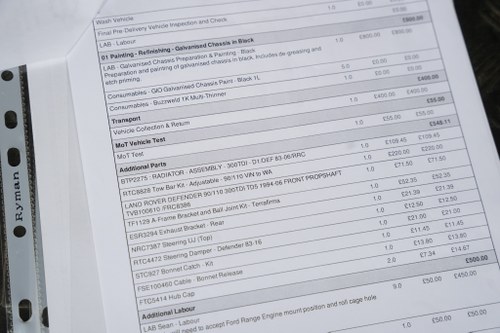 1991 Land Rover Defender 90 à venda (imagem 143 de 150)