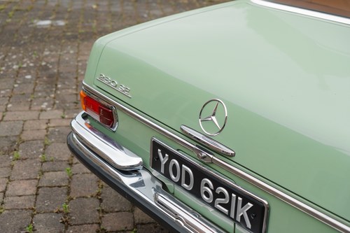 1972 Mercedes-Benz W108 280SE Manual For Sale (picture 100 of 122)