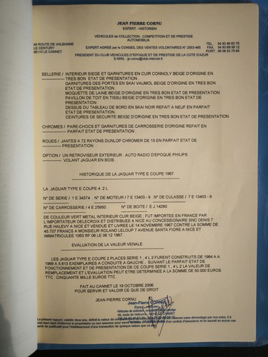 1967 Jaguar E-Type Series 1 4.2-Litre Fixed Head Coupé zum Verkauf (Bild 140 von 176)