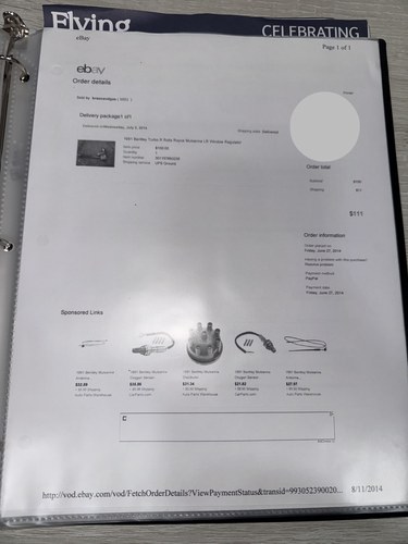 1991 Bentley Turbo R à vendre (picture 69 of 72)