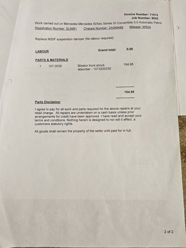 1988 Mercedes-Benz R107 300SL For Sale (picture 229 of 295)