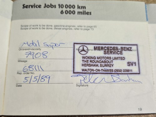 1988 Mercedes-Benz R107 300SL For Sale (picture 262 of 295)