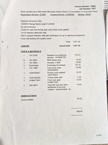 1988 Mercedes-Benz R107 300SL For Sale (picture 281 of 295)