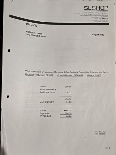 1988 Mercedes-Benz R107 300SL For Sale (picture 286 of 295)