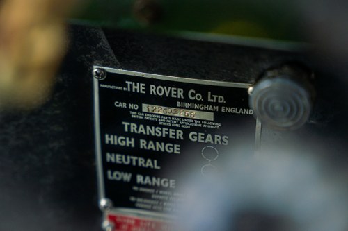 1956 Land Rover Series I 88" In vendita (immagine 48 di 127)