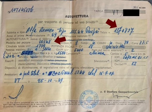 1969 Alfa Romeo GT Veloce (MK1) In vendita (immagine 65 di 66)