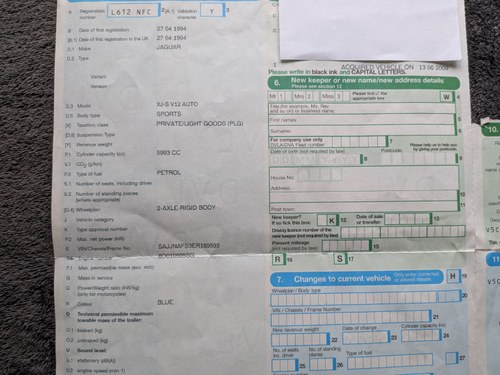 1994 Jaguar XJ-S 6 Ltr Convertible TWR Te koop (foto 203 van 207)