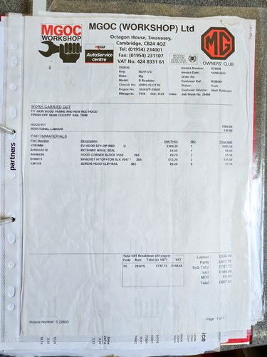 1978 MGB Convertible In vendita (immagine 249 di 255)