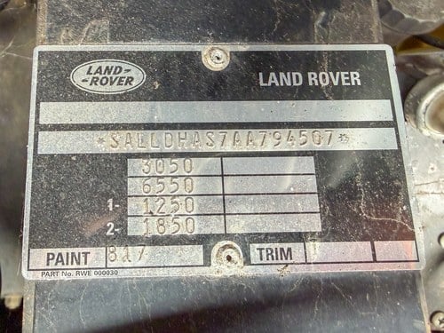 2010 Land Rover Defender 110 till salu (bild 175 av 212)