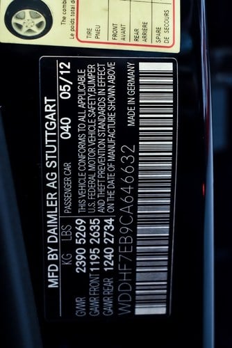 2012 Mercedes-Benz E63 AMG Sedan 5,5L V8 till salu (bild 99 av 118)