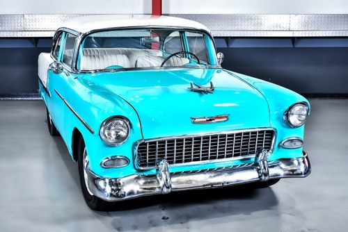 1955 Chevrolet Bel Air Coupe 235CI I6 till salu (bild 4 av 84)