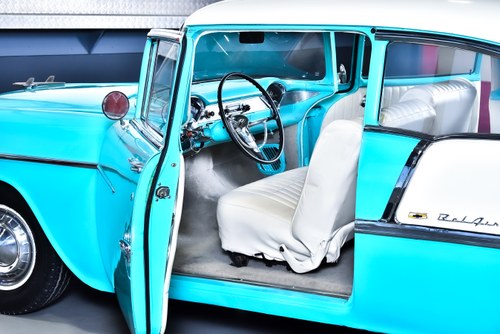 1955 Chevrolet Bel Air Coupe 235CI I6 till salu (bild 27 av 84)