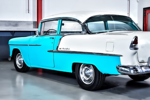 1955 Chevrolet Bel Air Coupe 235CI I6 till salu (bild 71 av 84)