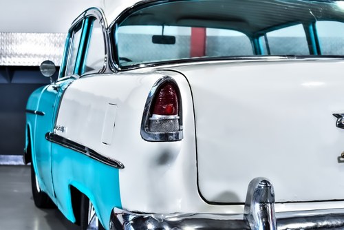 1955 Chevrolet Bel Air Coupe 235CI I6 till salu (bild 72 av 84)