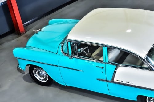 1955 Chevrolet Bel Air Coupe 235CI I6 till salu (bild 77 av 84)