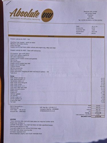 1975 Volkswagen Type 2 Te koop (foto 89 van 98)