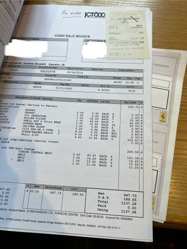 2000 Ferrari 360 Modena F1 In vendita (immagine 188 di 194)