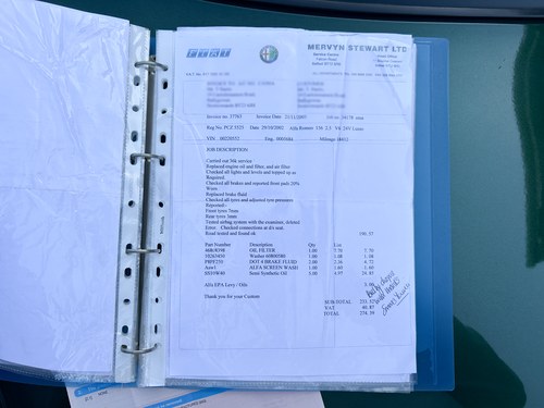 2002 Alfa Romeo 156 Series 1.5 2.5L 24V V6 Lusso 6spd Manual In vendita (immagine 331 di 354)