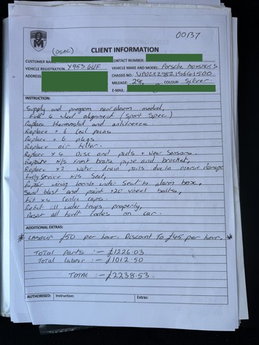 2001 Porsche Boxster S 986 à vendre (picture 134 of 167)