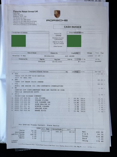 2001 Porsche Boxster S 986 à vendre (picture 140 of 167)