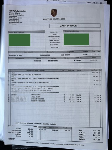 2001 Porsche Boxster S 986 à vendre (picture 141 of 167)