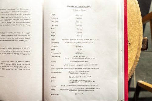 2001 Strathcarron SC-5A 1 of 6 In vendita (immagine 89 di 91)