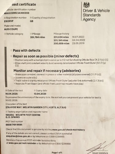 1988 Audi B3 Coupe 2.2L Manual For Sale (picture 31 of 43)