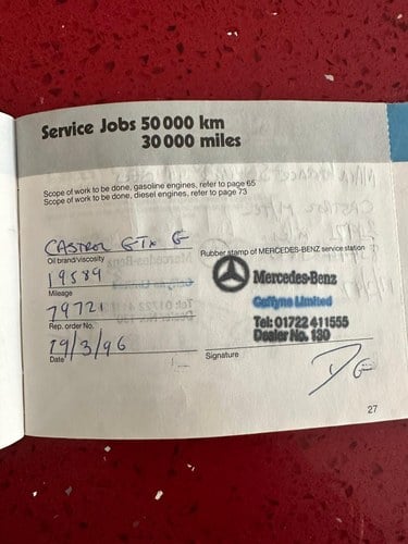 1989 Mercedes-Benz 300 SL Auto R107 For Sale (picture 163 of 166)