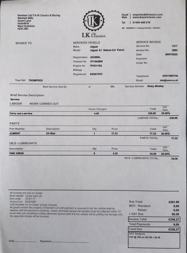 1973 Jaguar XJ12 Series 1 V12 SWB For Sale (picture 157 of 172)